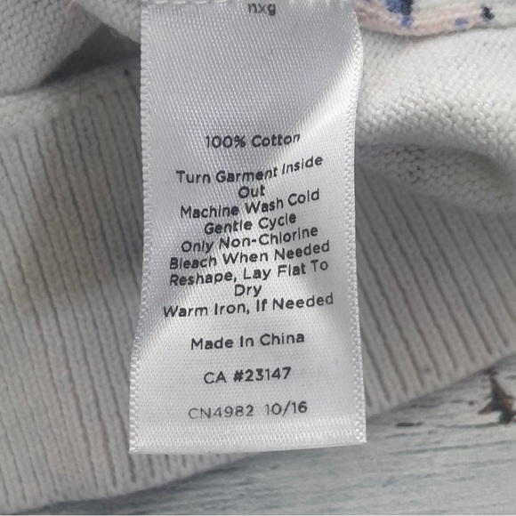 Talbots Petite Multicolored Bow Button Up Cardigan Small Petite - Picture 5 of 5